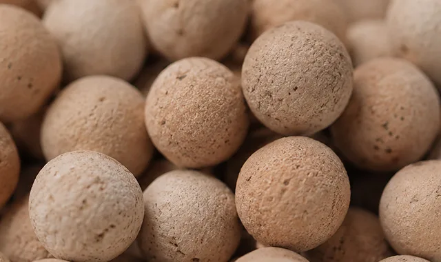 A close-up of the Anespa’s natural hot-spring mineral stones